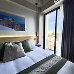 New Loft W Ks Bed W Airconditioner At Roma Norte