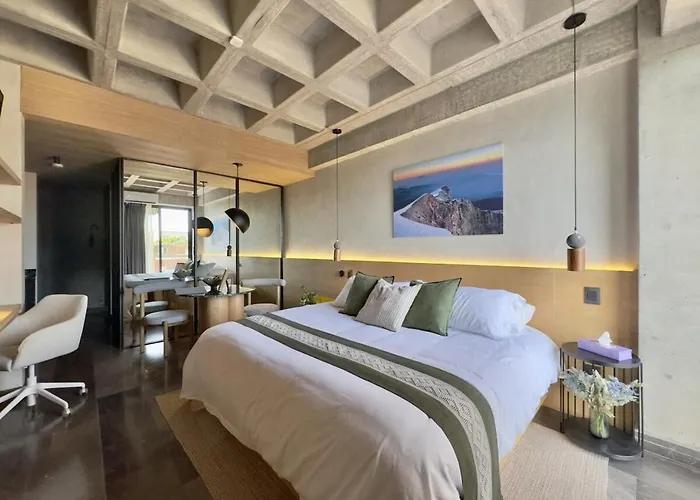 New Loft W Ks Bed W Airconditioner At Roma Norte