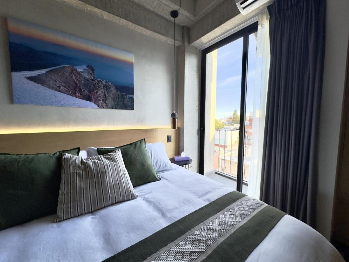 New Loft W Ks Bed W Airconditioner At Roma Norte Apartment *