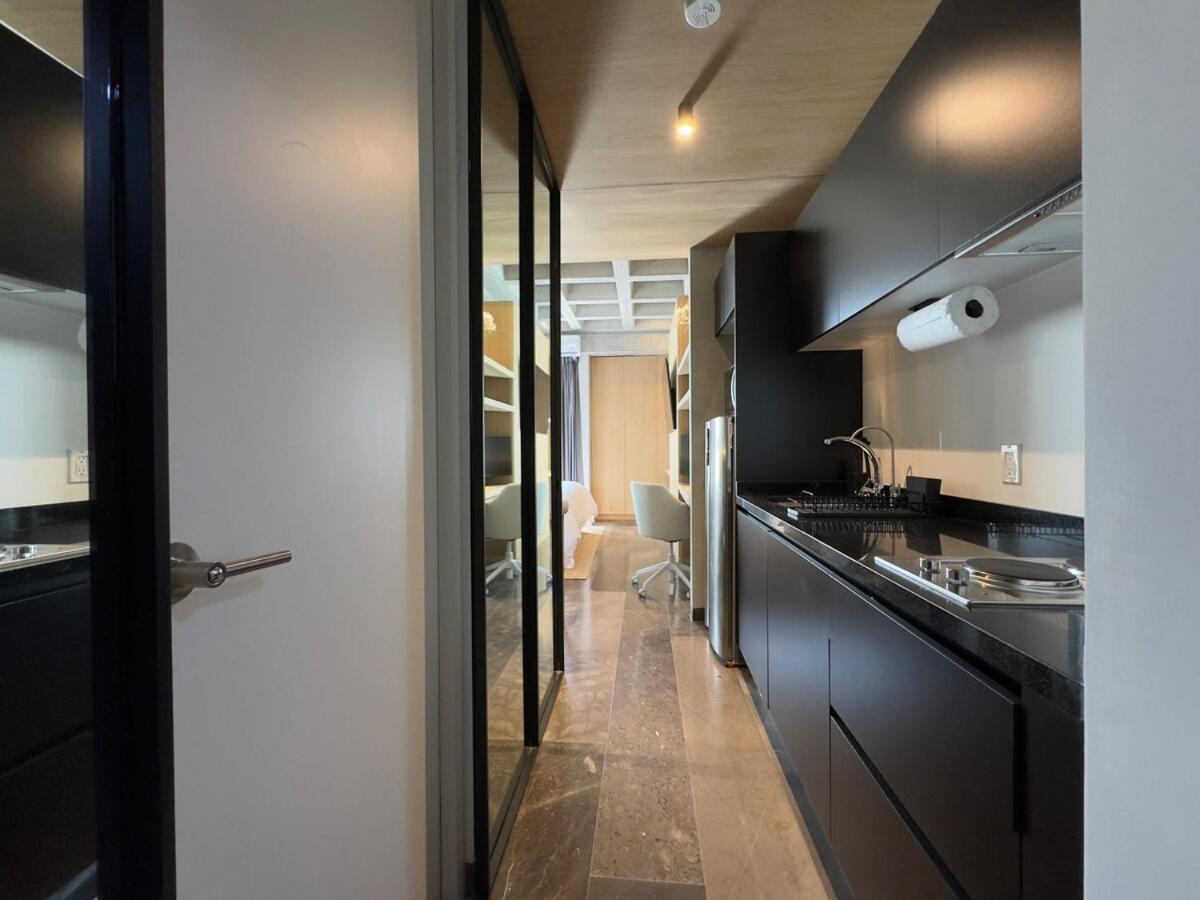 New Loft W Ks Bed W Airconditioner At Roma Norte Apartment *