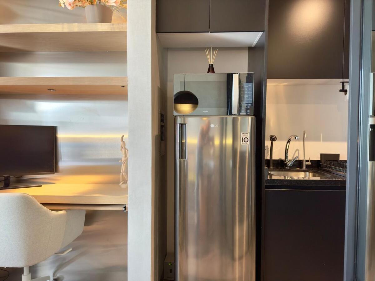 New Loft W Ks Bed W Airconditioner At Roma Norte