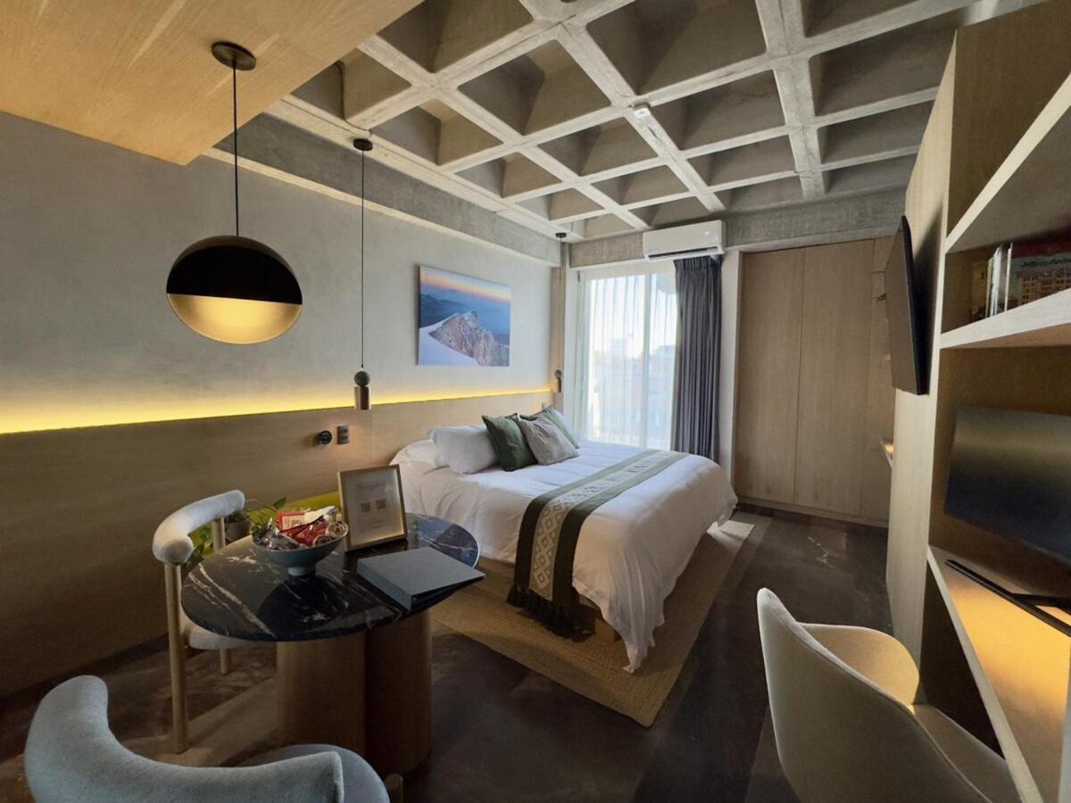 New Loft W Ks Bed W Airconditioner At Roma Norte
