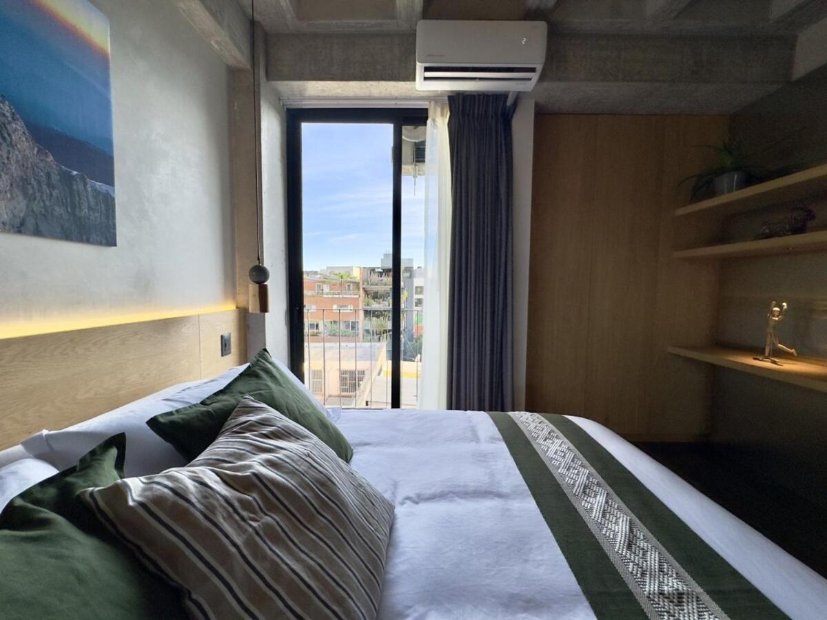 New Loft W Ks Bed W Airconditioner At Roma Norte *